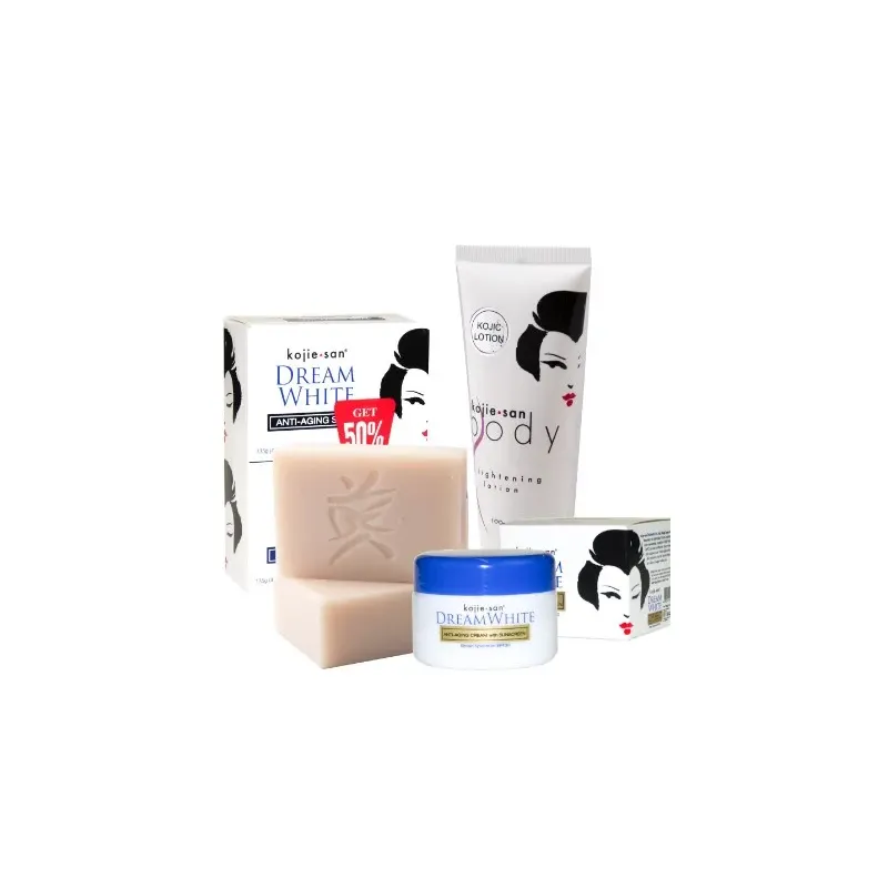 Kojie San Total Dream White Treatment Set - Soap, Lotion, Cream