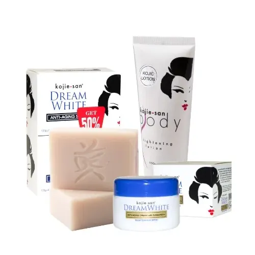 Kojie San Total Dream White Treatment Set - Soap, Lotion, Cream