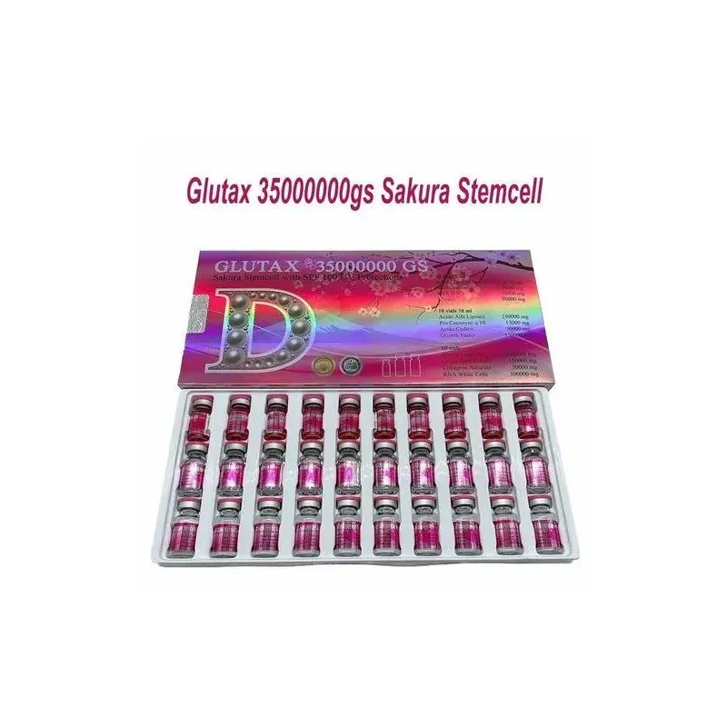 Glutax 35000000gs Sakura White Glutathione Injection - 10 Sessions