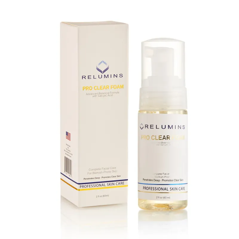 New Big Size!! Authentic Relumins Pro Clear Foaming Wash with Blemish Fighting Botanicals 120 ml