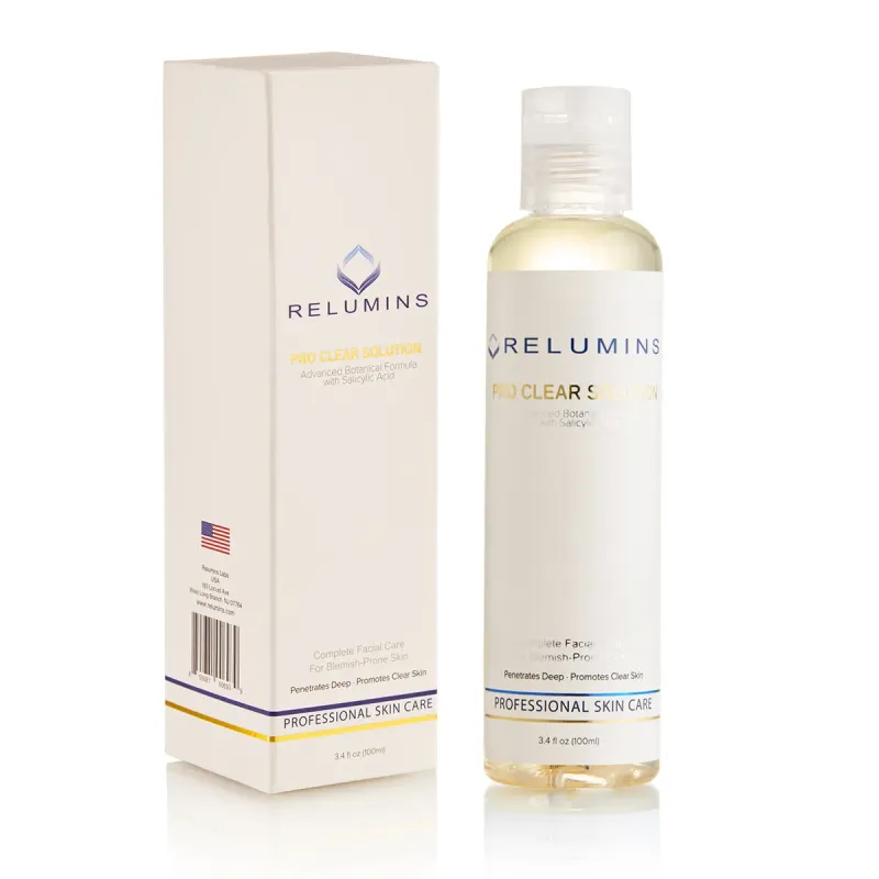 Authentic Relumins Pro Clear Solution/Toner with Blemish Fighting Botanicals