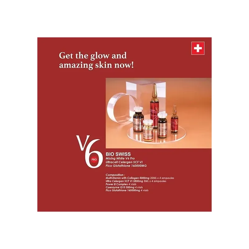 Bio Swiss Mixing White V6 Pro Glutathione Whitening Injection