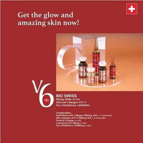 Bio Swiss Mixing White V6 Pro Glutathione Whitening Injection