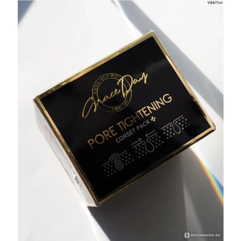 The Grace Day Pore Tightening Corset Pack is a Korean skincare product designed to cleanse and tighten pores, making it particularly beneficial for those with oily or combination skin.