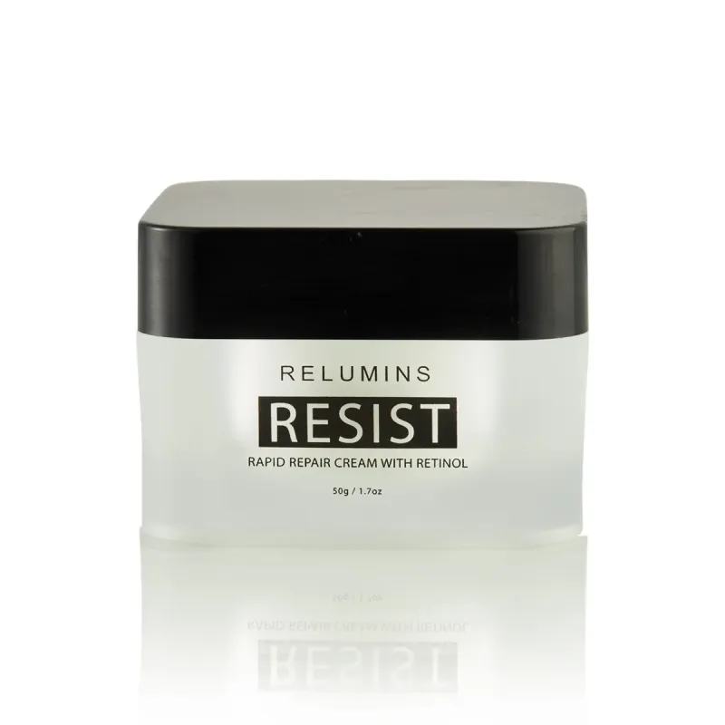 NEW! For visibly younger looking skin RELUMINS RESIST-Rapid Repair Cream with Retinol! FREE SAMPLE