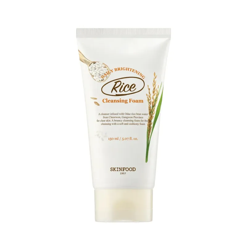 Skinfood Daily Rice Brightening Cleansing Foam - 150ml