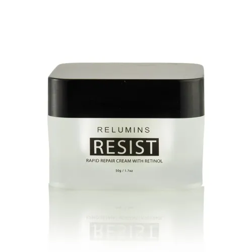 NEW! For visibly younger looking skin RELUMINS RESIST-Rapid Repair Cream with Retinol!
