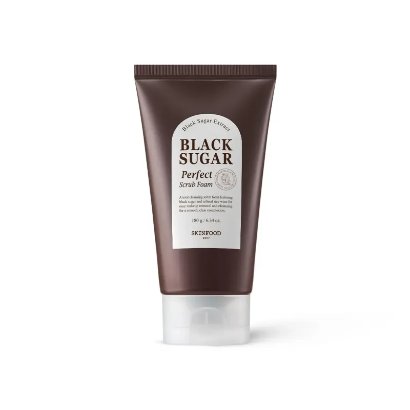 Skinfood Black Sugar Perfect Scrub Foam -180g