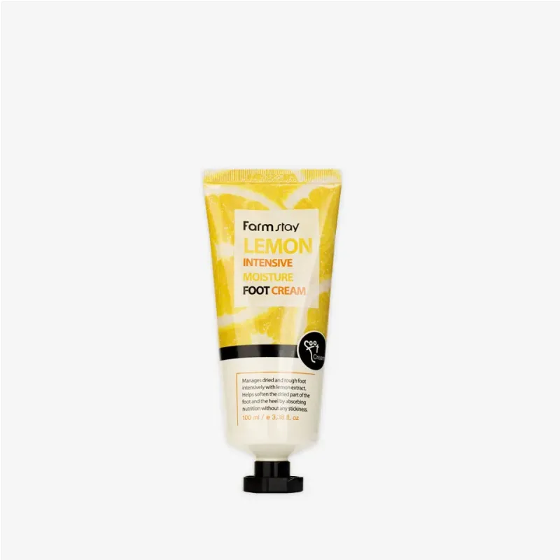 Farmstay Lemon Intensive Moisture Foot Cream - 100ml