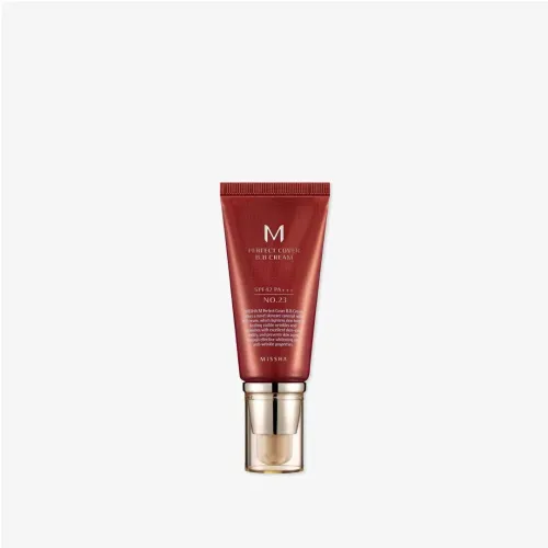 MISSHA M PERFECT COVER BB CREAM Shade -21 (Light Beige) SPF42 PA+++ - 50ml