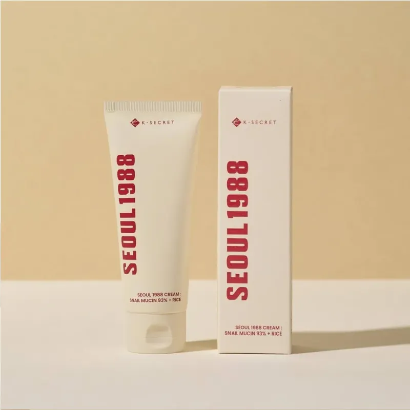 K-Secret Seoul 1988 Cream : Snail Mucin 93 + Rice -100ml