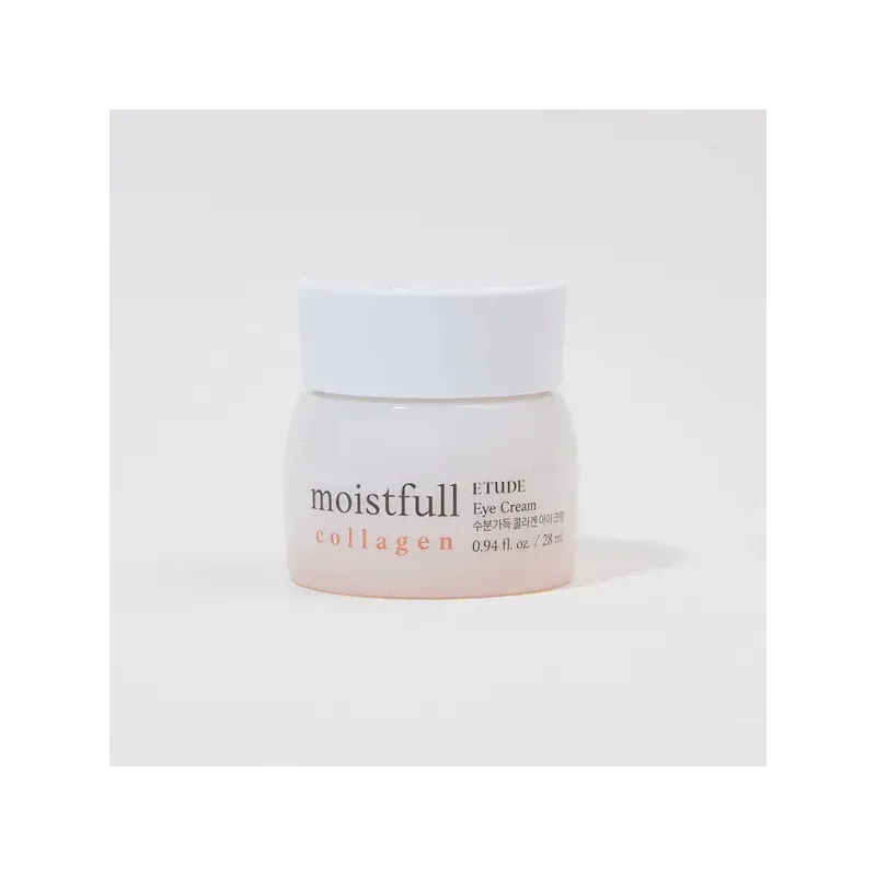 🌟 Key Benefits  Deep Hydration: Formulated with 652,300ppm of Super Collagen Water™ (hydrolyzed collagen), it delivers intense moisture, helping to plump and rejuvenate the under-eye area.   Enhanced Skin Elasticity: The inclusion of Lupinus Albus (white lupin) protein aids in improving skin elasticity, resulting in firmer and more youthful-looking eyes.   Lightweight Texture: Its creamy yet non-greasy texture absorbs quickly, making it suitable for both morning and evening use without leaving a sticky residue.  Suitable for Sensitive Skin: The formula is free from eight potentially irritating ingredients, including mineral oil, PEG surfactants, synthetic fragrances, and silicone oil, making it gentle for sensitive skin types.  🧪 Notable Ingredients  Hydrolyzed Collagen (65.23%): Provides deep hydration and helps improve skin elasticity.  Lupinus Albus Protein: A plant-derived protein that enhances skin moisture and elasticity.  Glycerin: A humectant that attracts moisture to the skin, keeping it hydrated.  Squalane: An