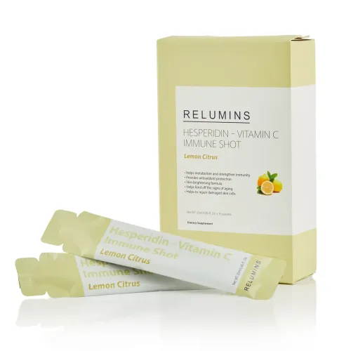Relumins Immune Support Bioflavonoid and Vitamin C Shot- Great for Skin Repair, Anti-aging & Healthy Glowing Skin