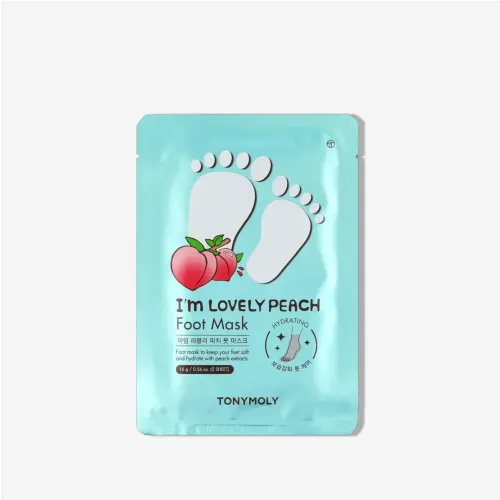 Tonymoly I'm Lovely Peach Foot Mask - 16g