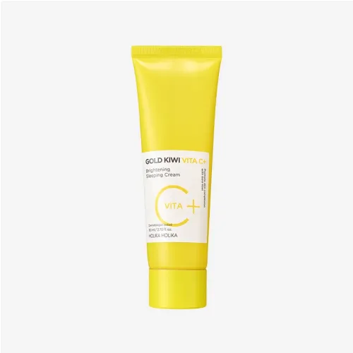 Holika Holika Gold Kiwi Vita C+ Brightening Sleeping Cream - 80ml