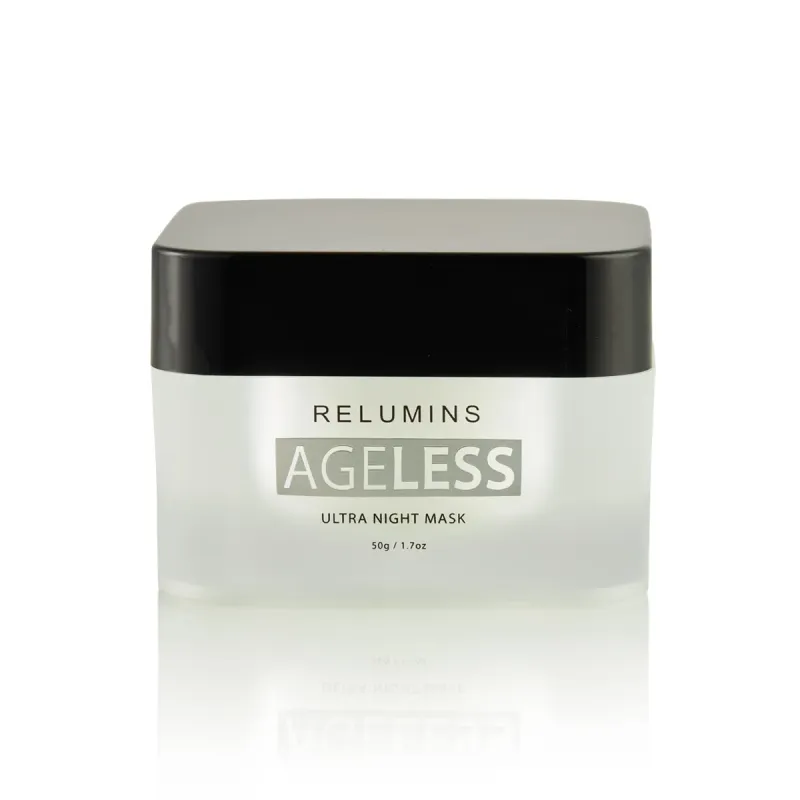 NEW! Reverse signs of aging overnight with RELUMINS AGELESS Ultra Night mask!