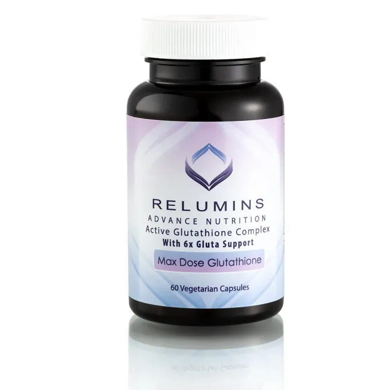 NEW Relumins Advance White Active Glutathione Complex -Oral Whitening Formula Capsules with 6X Boosters- Whitens, repairs & rejuvenates skin