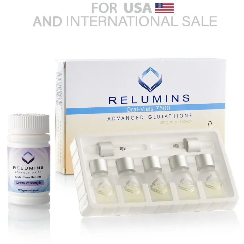 New Advanced Glutathione 7500mg - Professional Grade Skin Whitening PLUS Gluta Booster - USA FDA compliant