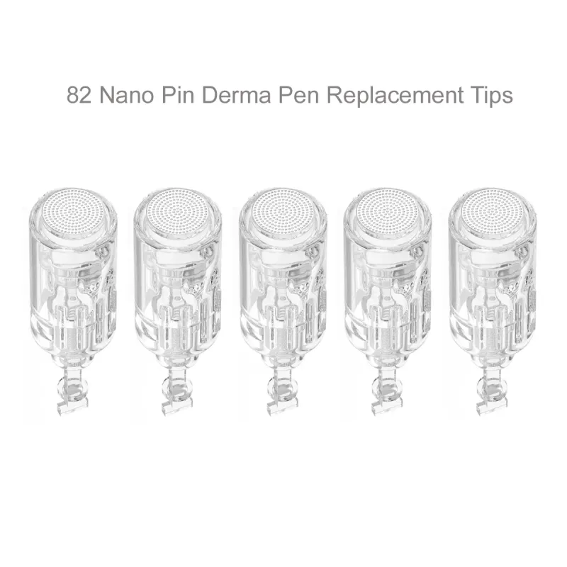 NEW! Relumins 82 Nano Cartridges Pen Replacement 5 Pack Tips - Ideal for Absorption of Topical Products, Serums, Creams & Oils!