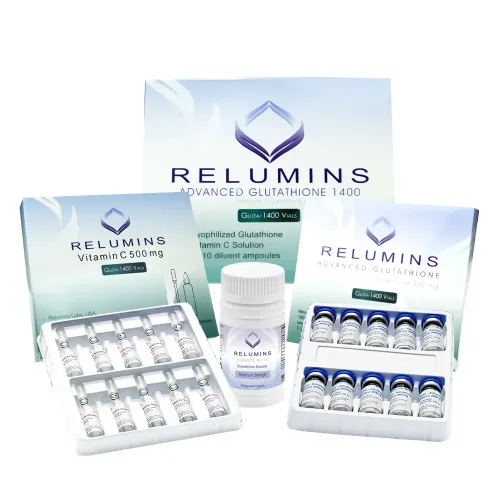 Relumins Advanced IV Glutathione 1400mg PLUS Boosters- Glutathione & Vitamin C