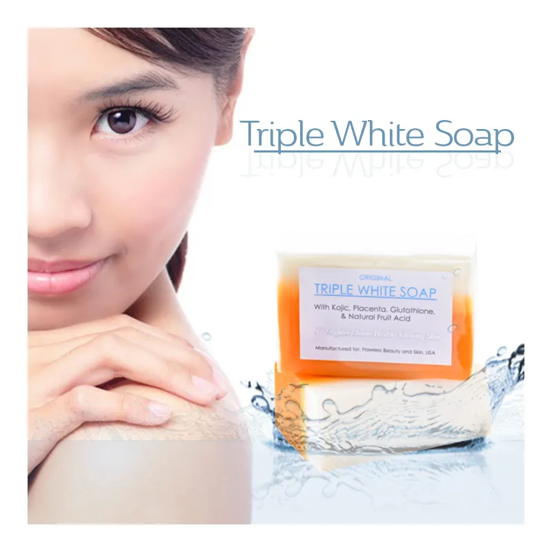 Kojic Acid, Placenta, & Glutathione Triple White Soap appx. 150gms
