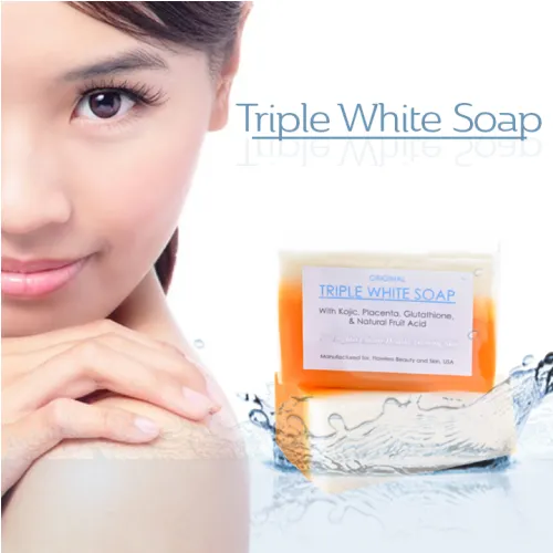 Kojic Acid, Placenta, & Glutathione Triple White Soap appx. 150gms
