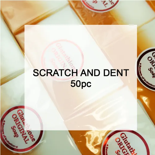 SCRATCH AND DENT 50pc !!!! Original Kojic Acid & Glutathione Dual Whitening Soap with Amazingly quick results!