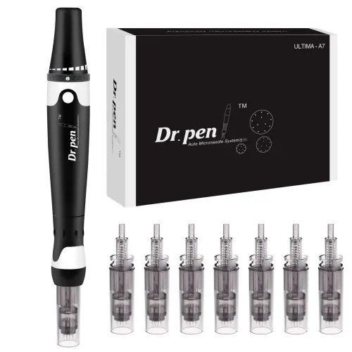 Dr.Pen A7 needle cartridges Needle Cartridges for Dr.Pen A7 MTS Skin Care BB Glow or microneedling procedure or PMU.  Product needles 1 box contains 10 needles.