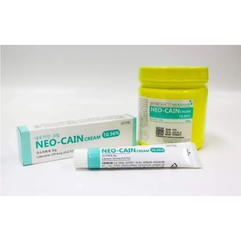 Neo Cain Cream  Neo Cain Topical anesthetic cream 10.56% for the skin is used before non-invasive procedures or surgical procedures.