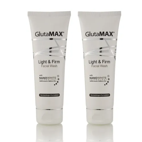 GlutaMAX Light and Firm Facial Wash - With Cell Active Mirco Scrub Technology - 2 Pack