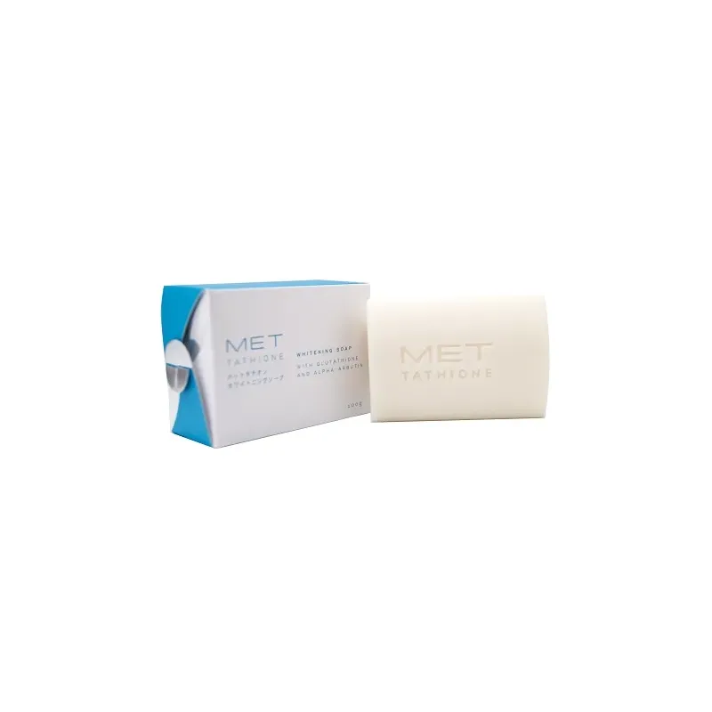Met Tathione Whitening Soap With Glutathione and Alpha-Arbutin - 100g