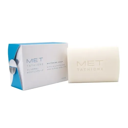 Met Tathione Whitening Soap With Glutathione and Alpha-Arbutin - 100g