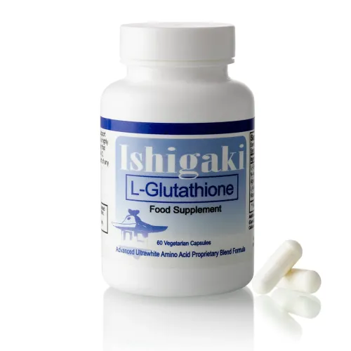 3 Bottles Authentic Ishigaki L-Glutathione 600mg Per Serving Ultra-Whitening Formula with L-glutathione booster - 60 Caps