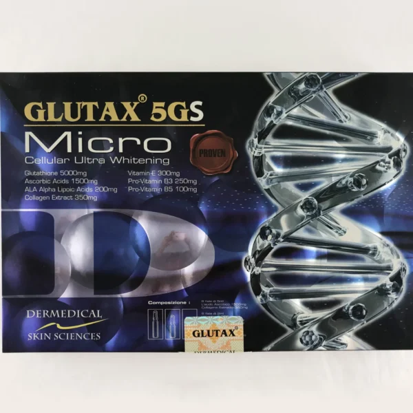Authentic GLUTAX 5GS Micro Cellular Ultra Whitening IV Injection