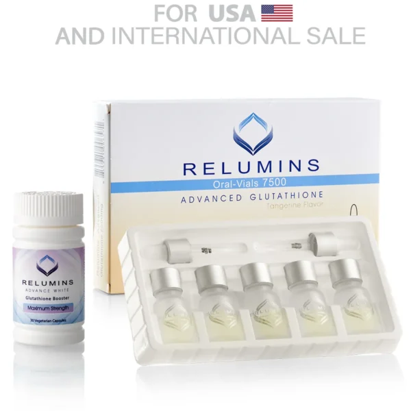 New Advanced Glutathione 7500mg - Professional Grade Skin Whitening PLUS Gluta Booster - USA FDA compliant