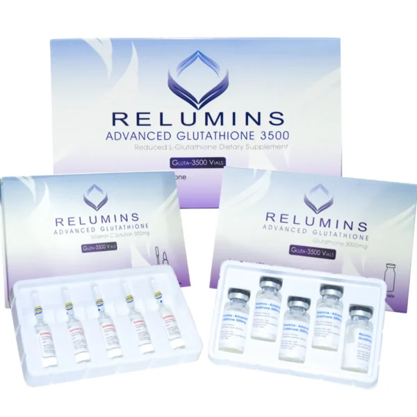 Relumins Advanced IV Glutathione 3500mg Set - Glutathione & Vitamin C NO BOOSTER