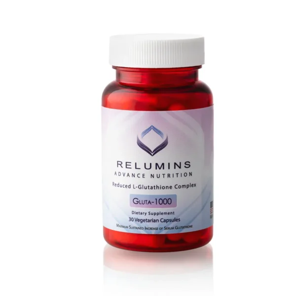New!!! Relumins Advance Nutrition Gluta 1000 - Reduced L-Glutathione Complex - 30 CAPSULES (15 DAY SUPPLY)