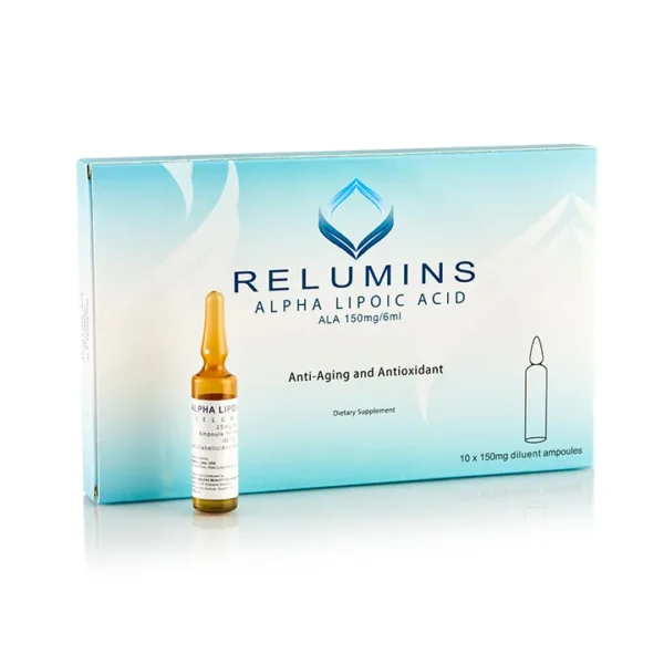 NEW! Relumins Alpha Lipoic Acid for Injection - 10 Ampoules- International sales only
