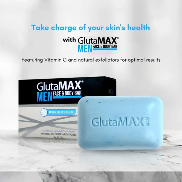 GLUTAMAX Men Face and Body Bar Natural Fiber 135g