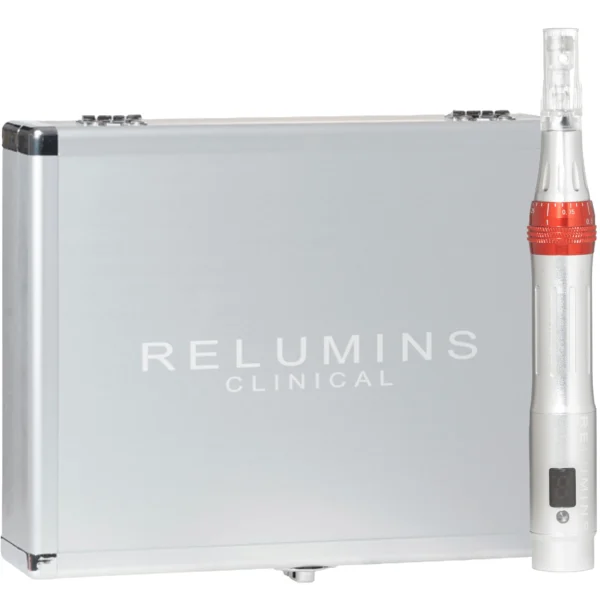 Relumins Microneedle DermaPlus Pen System with LED and Metallic case