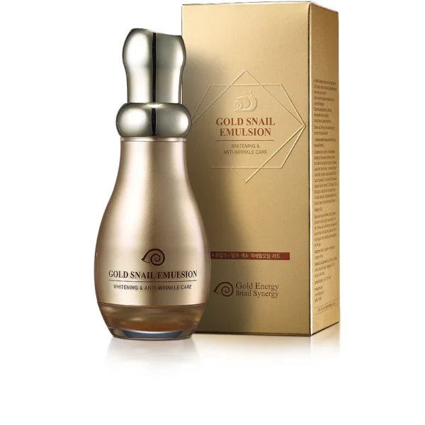 Gold & Snail Emulsion - Lightening & Anti-Wrinkle Care