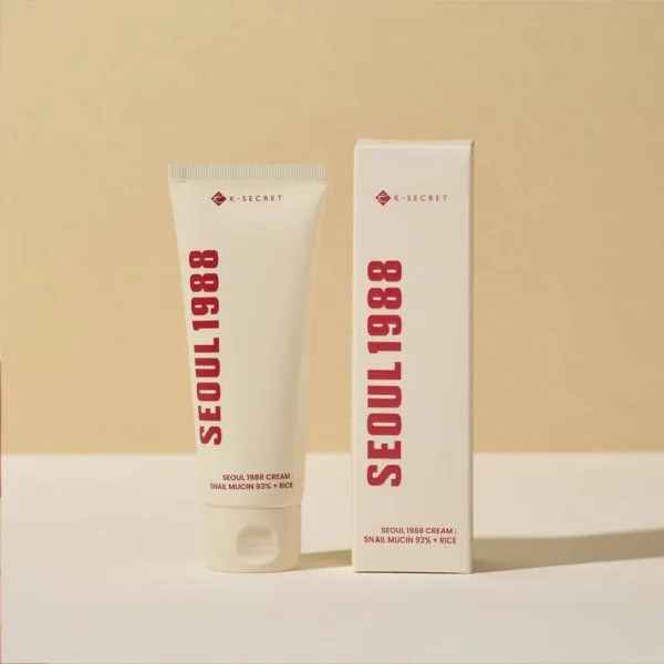 K-Secret Seoul 1988 Cream : Snail Mucin 93 + Rice -100ml