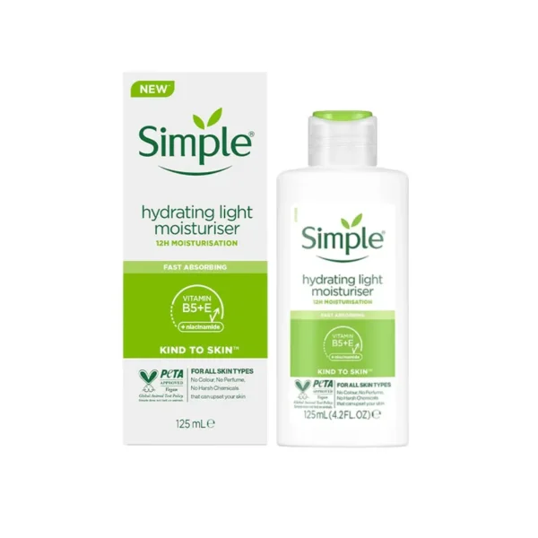 Simple Kind To Skin Hydrating Light Moisturiser - 125ml